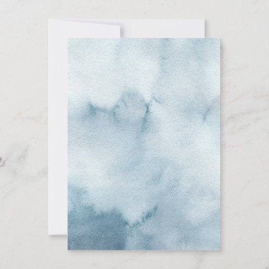 Tropical Ocean Seal Baby douche uitnodigingen (Achterkant)