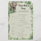 Tropical Oerwoud Safari Animals Naam Dat Song spel (Voorkant)