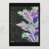 ‘Tropical Orchid’ Painting on a Small-Scale Print Kaart (Voorkant)