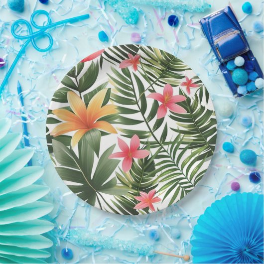 Tropical Orchid Paper Bord (Feest)