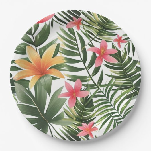 Tropical Orchid Paper Bord (Voorkant)