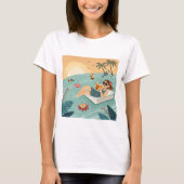 Tropical Page Turner Mood T-shirt (Voorkant)