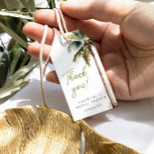 Tropical Palm and Beach Vrijgezellenfeest dank u Cadeaulabel