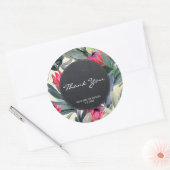 tropical palm dank u gunsten sticker bruiloft (Envelop)