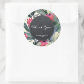 tropical palm dank u gunsten sticker bruiloft (Tas)