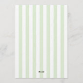 Tropical Palm Leaf & Coconut Details Card Kaart (Achterkant)