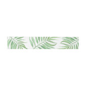 Tropical Palm Leaf Invitation Belly Band Uitnodigingen Wikkel (Vlak)