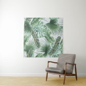 Tropical palm leaves, monstera, banana leaf, jungl wandkleed (In Situ (horizontaal))