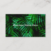 Tropical Palm Leaves Theme Business Cards Visitekaartje (Voorkant)
