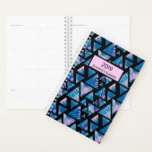 Tropical Palm Paradise Roze Blauw 2019 gepersonali Planner (Display)