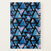 Tropical Palm Paradise Roze Blauw 2019 gepersonali Planner (Achterkant)