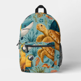 Tropical Palm Print Cut Sew Bag Gift Bedrukte Rugzak