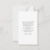 Tropical Palm Tree Budget Bedankt Notitiekaartje (Achterkant)