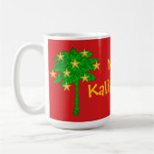 Tropical Palm Tree Stars Personalized Koffiemok (Links)