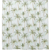 Tropical Palm Trees Douchegordijn (Voorkant)
