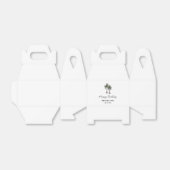 Tropical Palm Trees Elegant 30th Birthday Party Bedankdoosjes (Uitgevouwen)