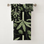 Tropical palm trees seamless pattern bad handdoek (Insitu)