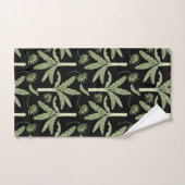 Tropical palm trees seamless pattern bad handdoek (Handdoek)