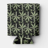 Tropical palm trees seamless pattern blikjeskoeler (Voorkant)