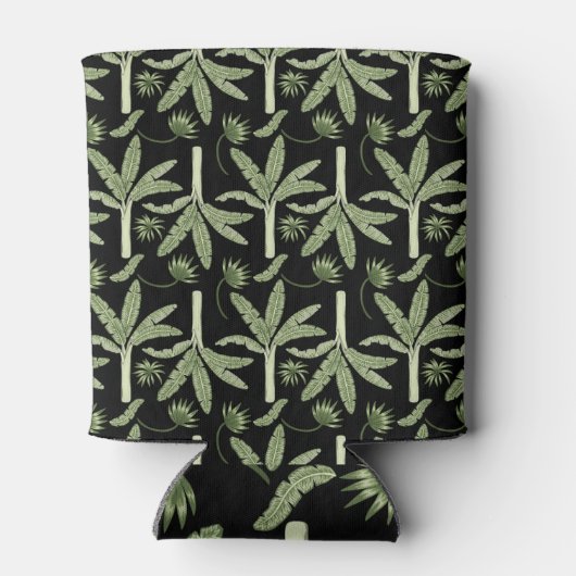 Tropical palm trees seamless pattern blikjeskoeler (Achterkant)