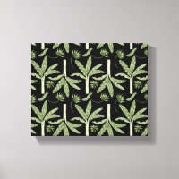 Tropical palm trees seamless pattern