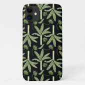 Tropical palm trees seamless pattern Case-Mate iPhone case (Achterkant)