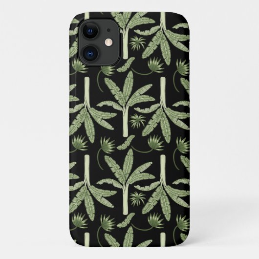 Tropical palm trees seamless pattern Case-Mate iPhone case (Achterkant)