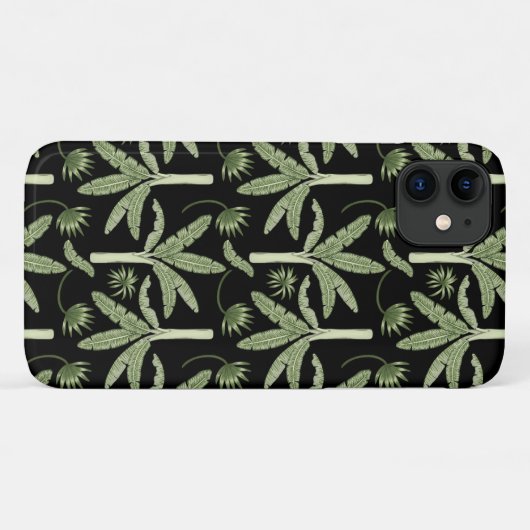Tropical palm trees seamless pattern Case-Mate iPhone case (Achterkant (horizontaal))