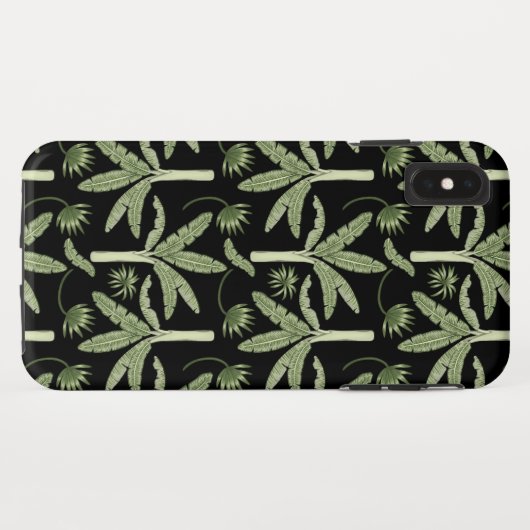 Tropical palm trees seamless pattern Case-Mate iPhone case (Achterkant (horizontaal))