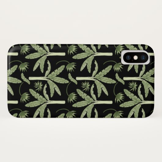 Tropical palm trees seamless pattern Case-Mate iPhone case (Achterkant (horizontaal))