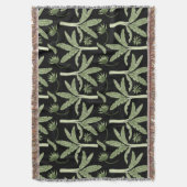 Tropical palm trees seamless pattern deken (Voorkant Verticaal)