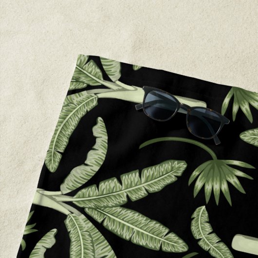 Tropical palm trees seamless pattern strandlaken (In situ)