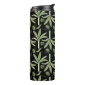 Tropical palm trees seamless pattern thermosbeker (Gedraaid links)