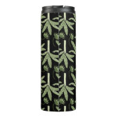 Tropical palm trees seamless pattern thermosbeker (Achterkant)