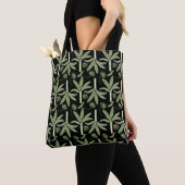 Tropical palm trees seamless pattern tote bag (Dichtbij)