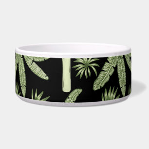 Tropical palm trees seamless pattern voerbakje