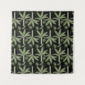 Tropical palm trees seamless pattern wandkleed (Voorkant)