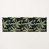 Tropical palm trees seamless pattern yogamat (Voorkant (horizontaal))