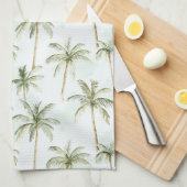Tropical Palm Trees Theedoek (Quarter Fold)