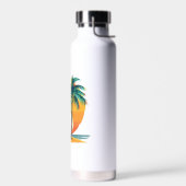 Tropical Palm Trees with Vibrant Sunset Waterfles (Links)