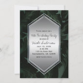 Tropical Palm verlaat verjaardagsfeestje bij elk e Kaart (Voorkant)