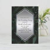 Tropical Palm verlaat verjaardagsfeestje bij elk e Kaart (Staand voorkant)