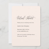 Tropical Palm verlaat virtueel Baby shower Kaart (Voorkant)