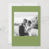 Tropical Palm Wedding Save the Date Card Kaart (Achterkant)