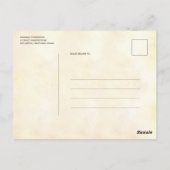 Tropical Palms Beach Romantisch Save the Date Briefkaart (Achterkant)
