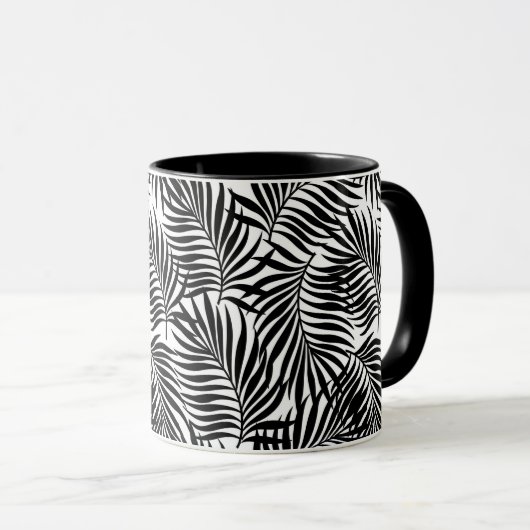 Tropical Palms Coffee Mok (Voorkant rechts)