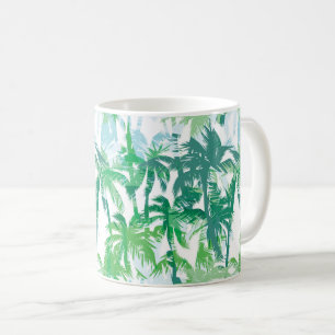 Tropical Palms Coffee Mok