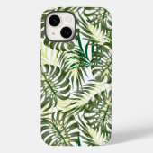 Tropical Palms Print iPhone 14 Hoesje (Achterkant)