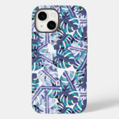 Tropical Palms Print iPhone 14 Hoesje (Achterkant)