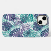 Tropical Palms Print iPhone 14 Hoesje (Achterkant (horizontaal))